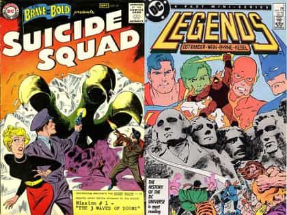 Suicide Squad se poprvé objevily v komiksech The Brave and the Bold a Legends