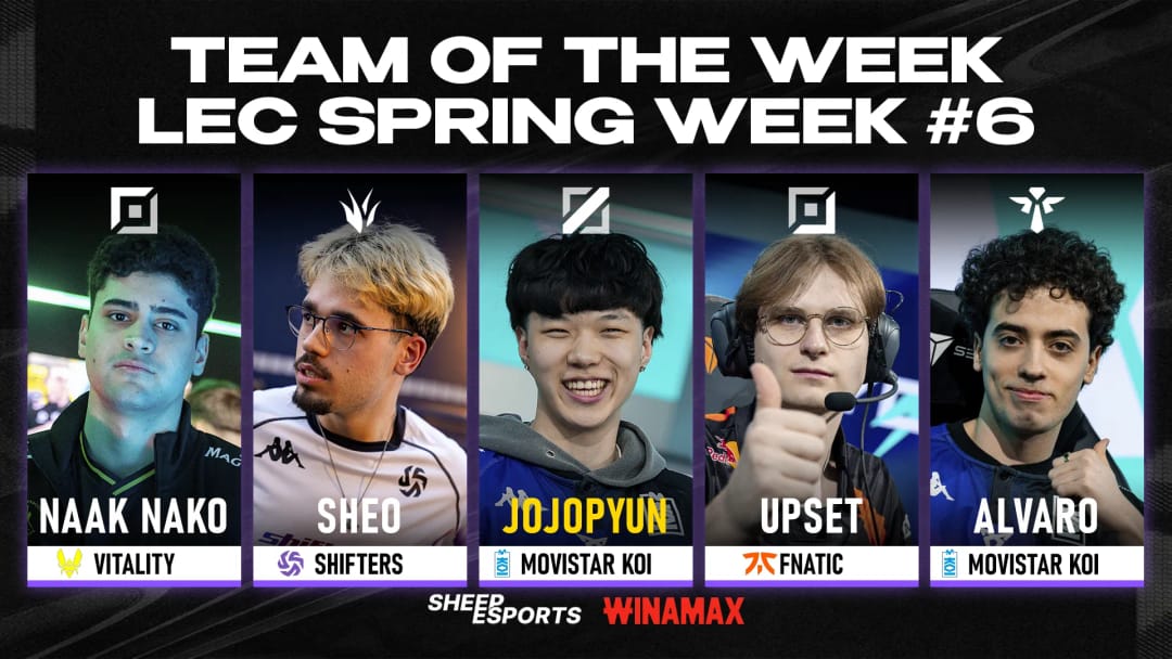 Team of the week LEC - týden 6