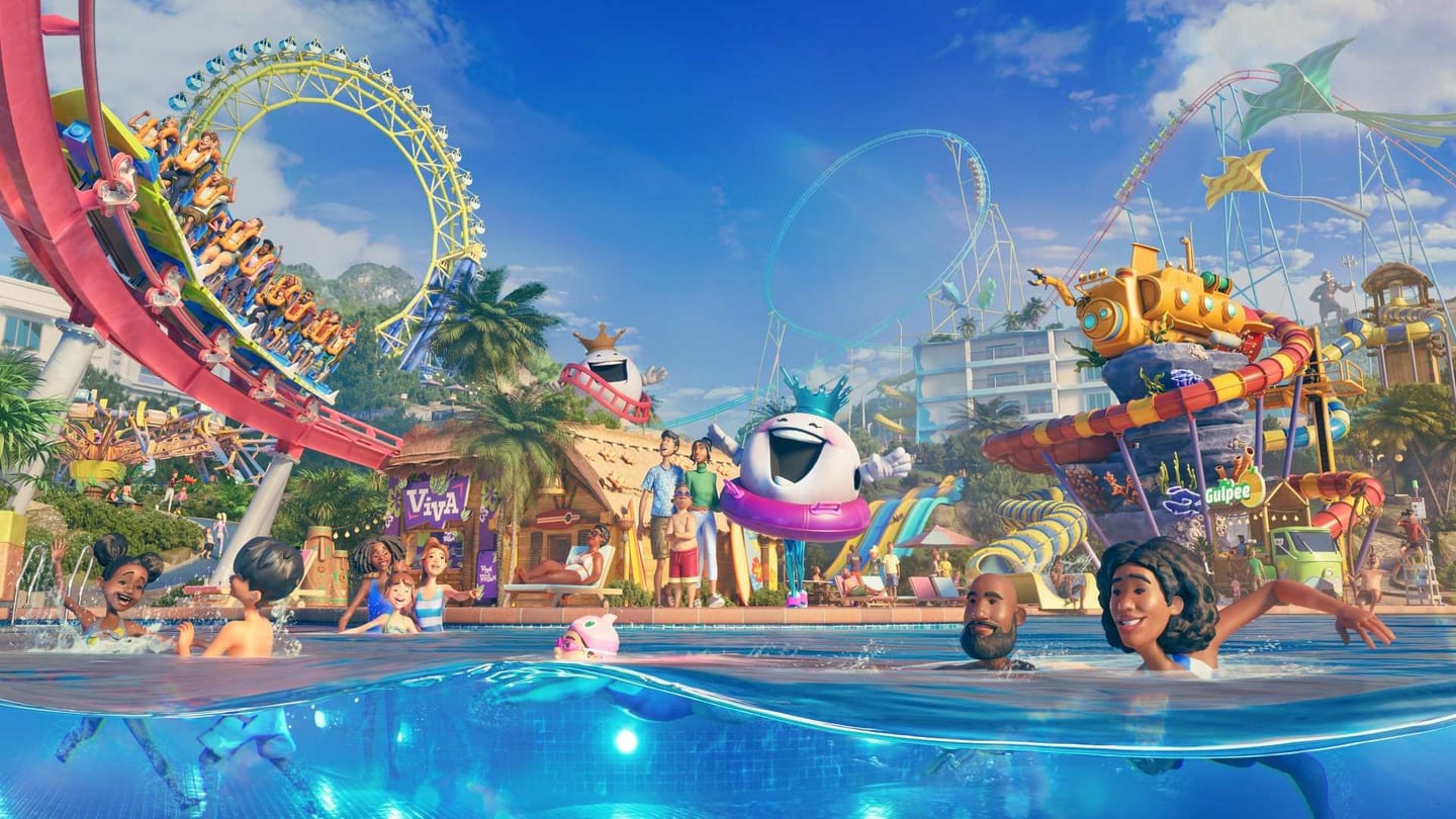 Recenze hry Planet Coaster 2. Stále zábava, ale zatím si počkejte