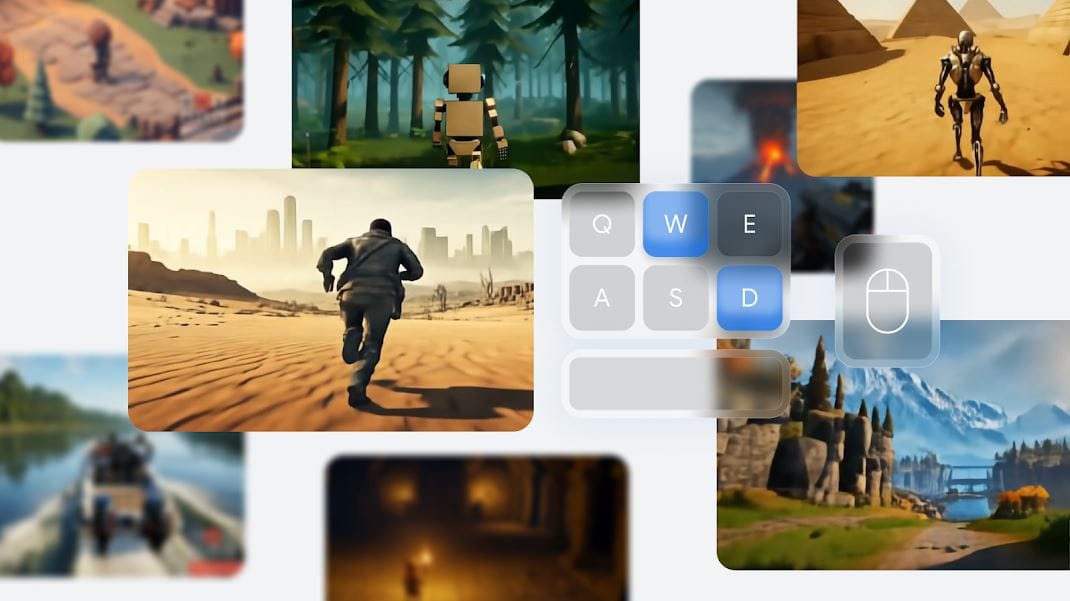 Genie 2 od Google je schopný tvořit 3D hry na základě obrázkových promptů. Má sloužit k rychlé tvorbě prototypů