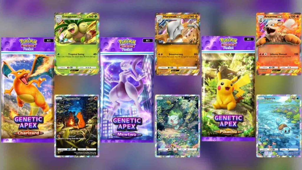 Vybíráte pečlivě, který balíček v Pokémon TCG Pocket otevřete? Karty, které dostanete jsou určené bez ohledu na váš výběr