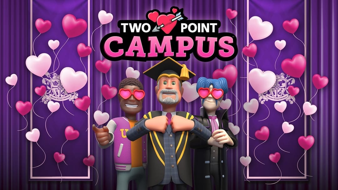 Two Point Campus dostal valentýnský update. Hru je teď možné si přes víkend zdarma vyzkoušet 