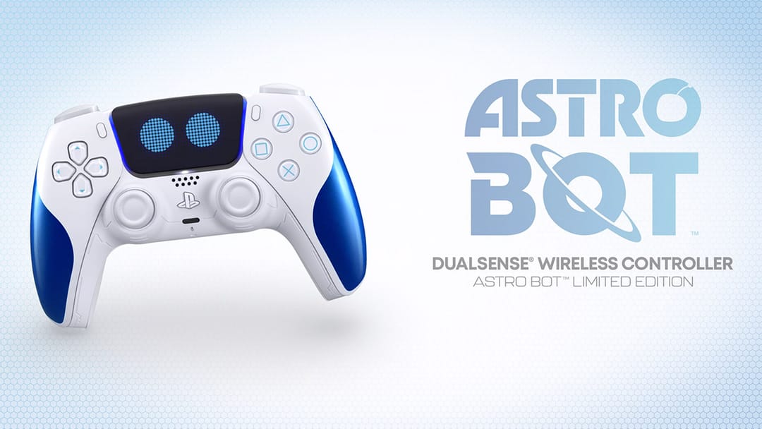 PlayStation představil limitovanou edici ovladače DualSense. Je laděný do stylu Astro Bota