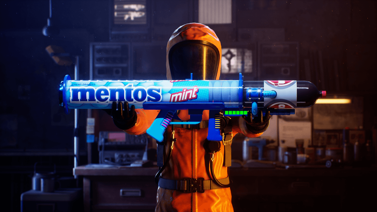Do Fortnite Creative přibyde nový item Mentos Fizzooka