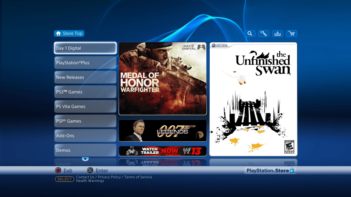 PS3 Store