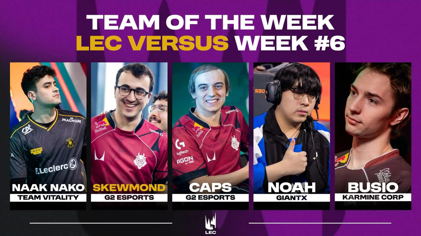 LEC Versus – Week 6: Individuální výkony rozhodovaly série