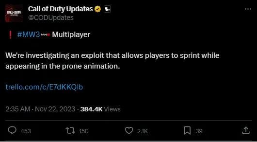 Call of Duty Update