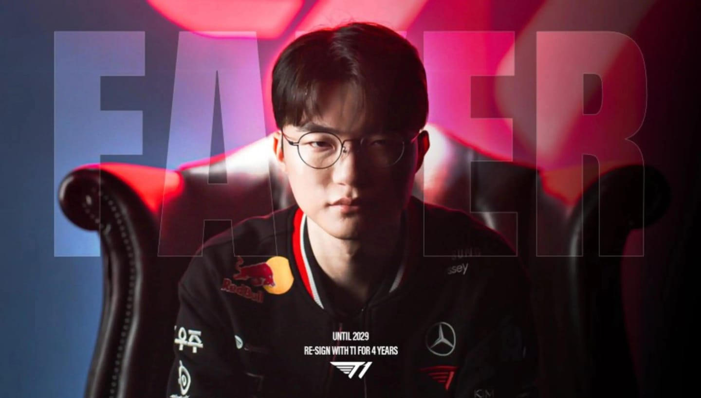 Faker prodlužuje smlouvu s T1 až do roku 2029