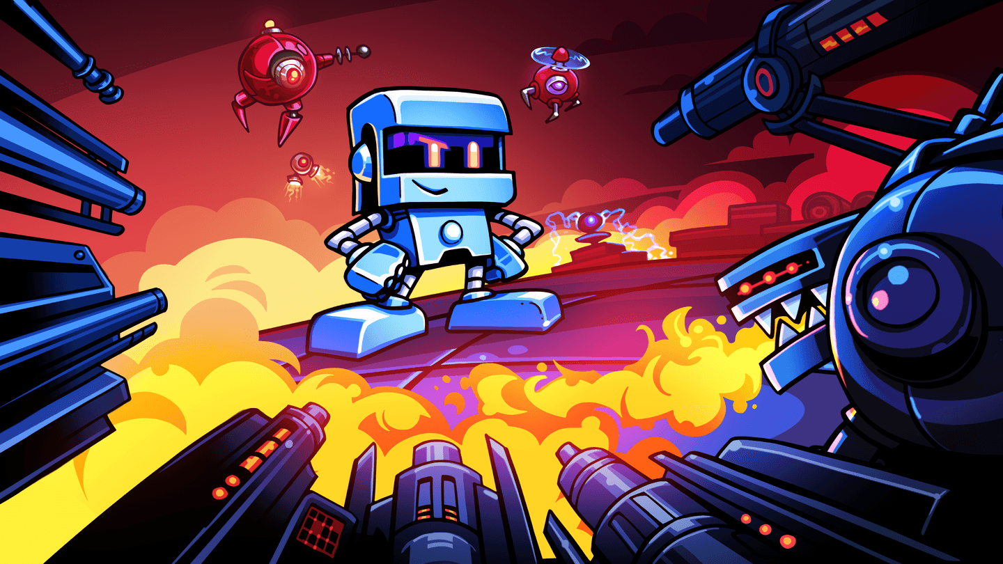 Příští týden vychází česká plošinovka Bzzzt. Mrkněte na futuristický titul s retro vizuálem