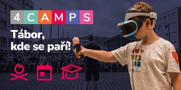 Vyraz na tábory 4CAMPS s fůrou gamingu, sportů i umění