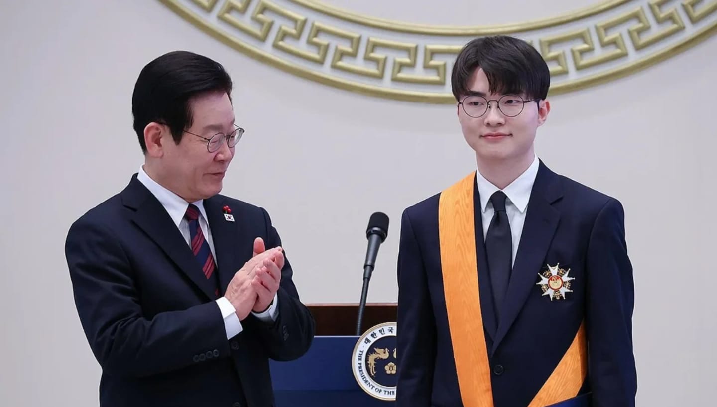 Faker získal nejvyšší sportovní ocenění v Jižní Koreji
