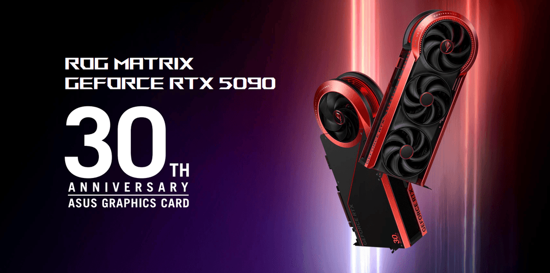 ASUS slaví 30 let grafických karet nadupanou limitkou RTX 5090