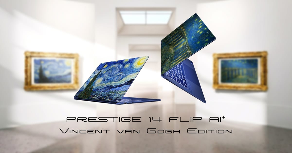 Prestige 14 Flip AI+ Vincent van Gogh Edition