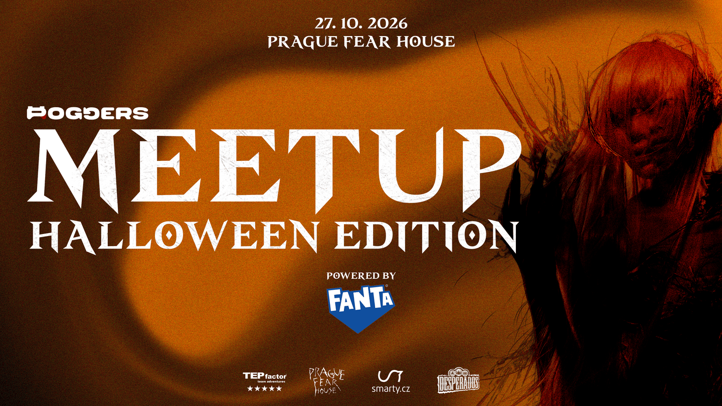 Oznamujeme Poggers Meetup Halloween Edition. Limitované vstupenky jsou v prodeji