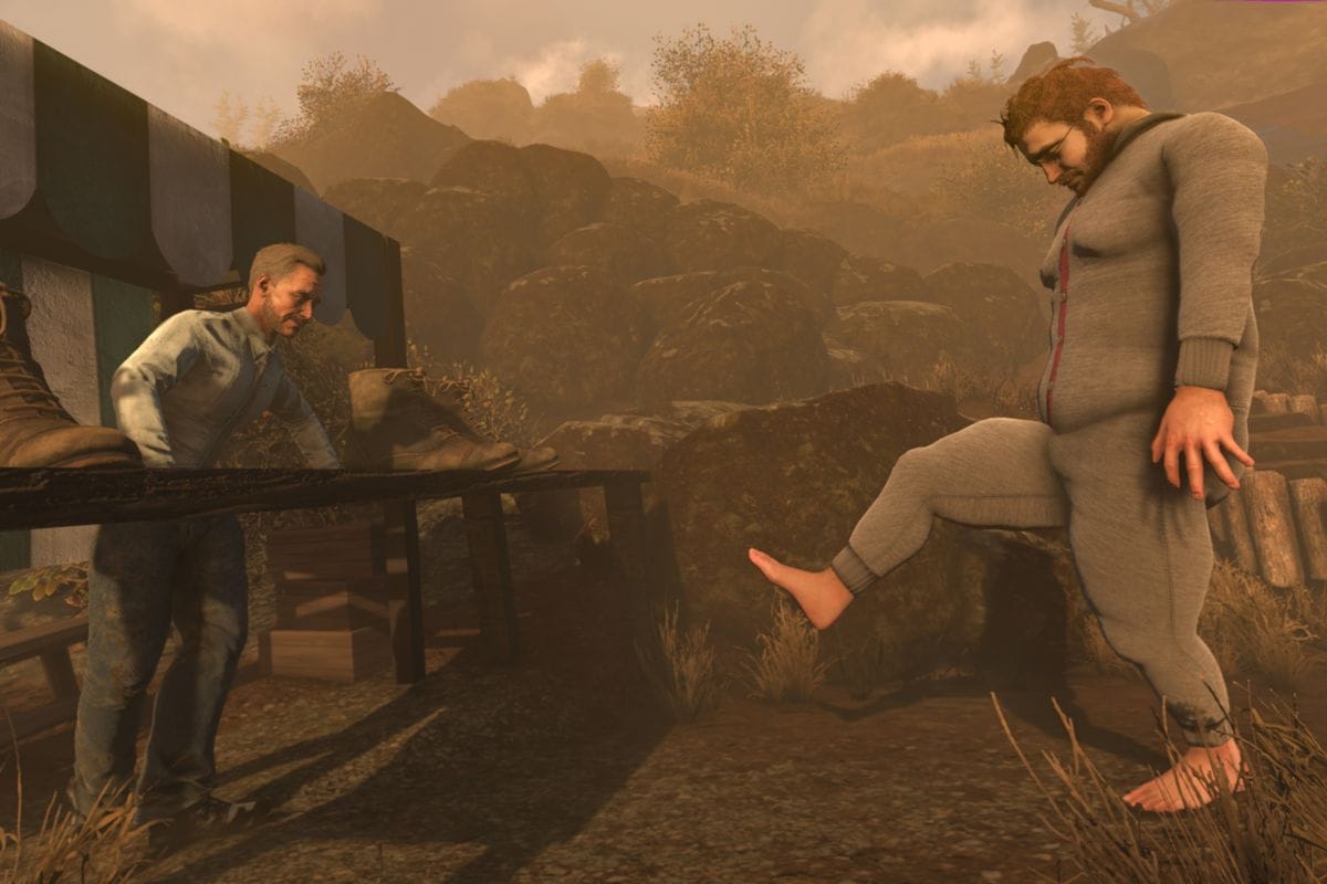 Podívejte se na podivný walking simulator Baby Steps. Chůze v něm není žádný med