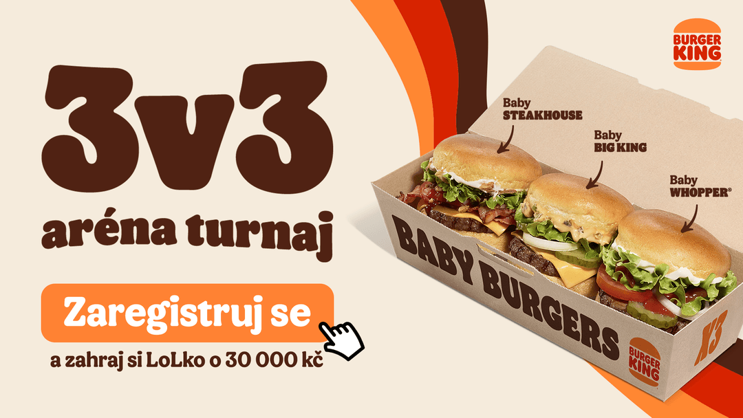 Představujeme komunitní LoL turnaj o 30 000 Kč s Burger King
