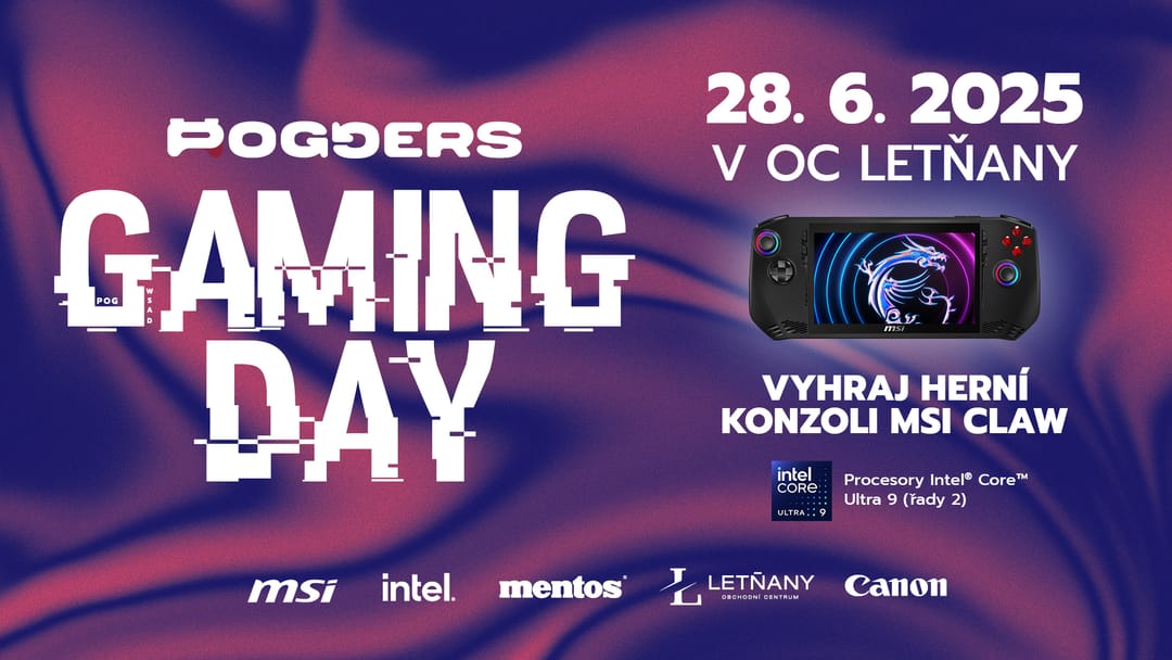 Chceš konzoli MSI Claw zdarma? Zastav se na našem POGGERS Gaming Day
