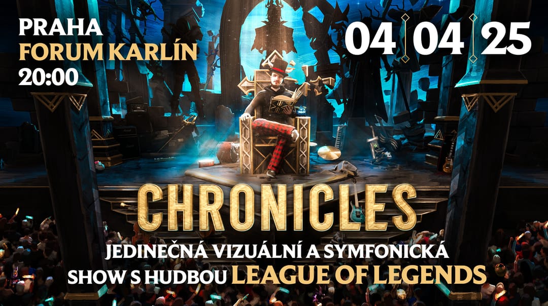 Hudba z LoLka už brzy zazní v Praze. Blíží se show Chronicles