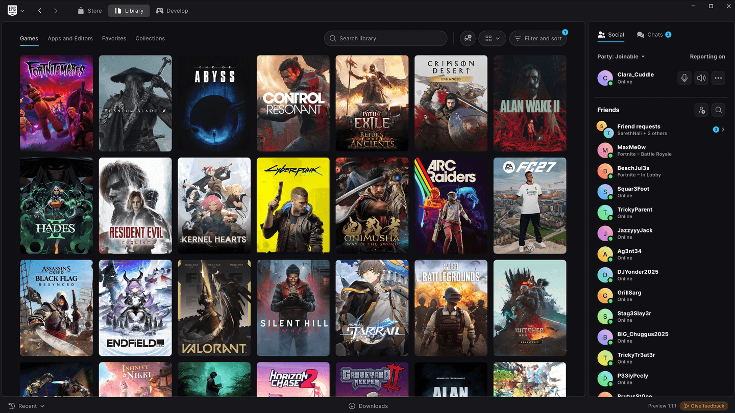 Epic Games vytvořil nový launcher pomocí AI