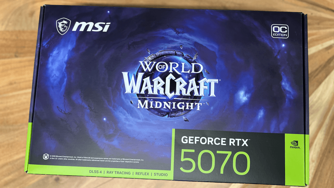 MSI představuje limitku RTX 5070 karet k vydání WoW: Midnight